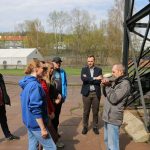 Przestawiciele Miasta Starachowice, fundacji oraz Team Ukraine Love podczas wizyty na Wielkim Piecu