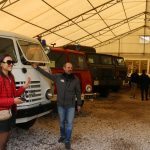 Przestawiciele Miasta Starachowice, fundacji oraz Team Ukraine Love podczas wizyty na Wielkim Piecu