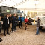 Przestawiciele Miasta Starachowice, fundacji oraz Team Ukraine Love podczas wizyty na Wielkim Piecu
