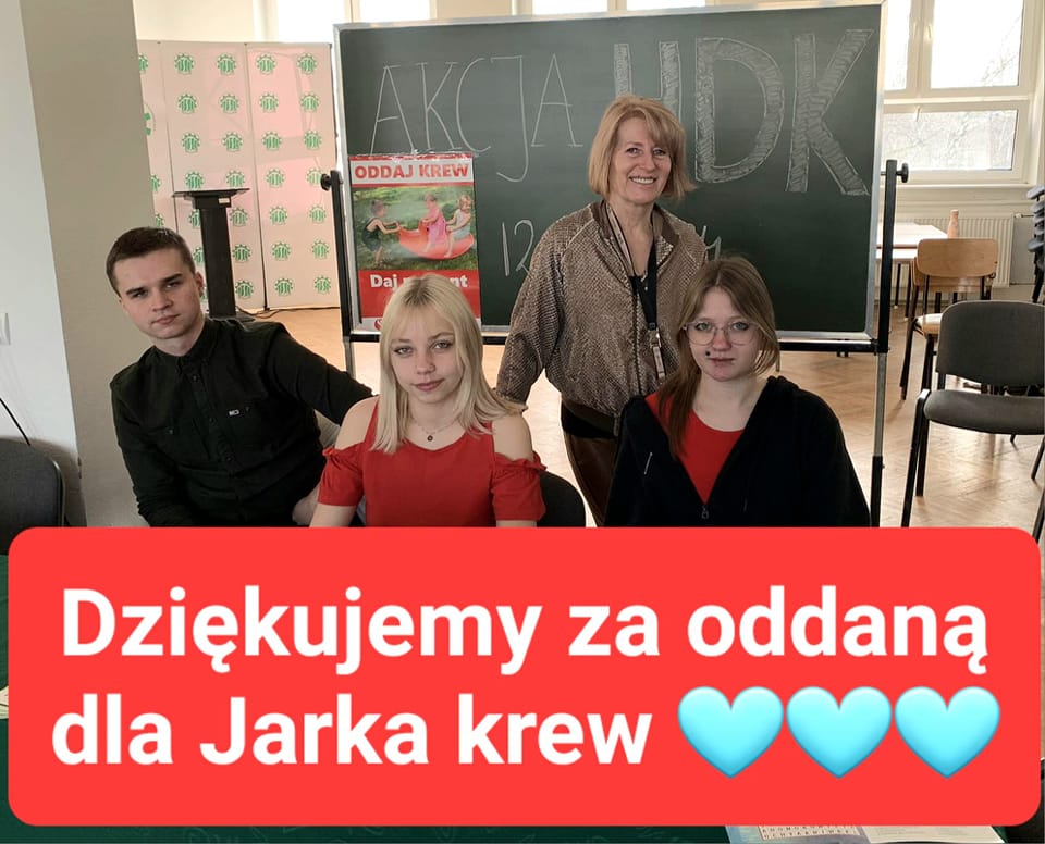 18 litrów dla Jarka w ZSZ nr 2 18 litrów dla Jarka w ZSZ nr 2